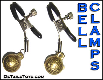 details toys bell nipple clamps