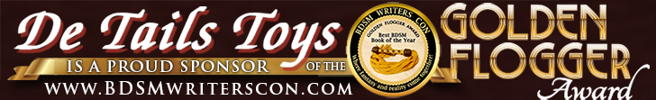 golden flogger award Details toys is a sponsor of BDSM writers con in NYC
