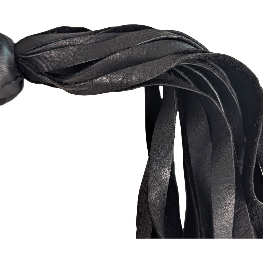Black Elk Single Medium Flogger - Multi Purple & Black Handle - 260062a 3 Elk Flogger