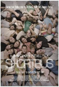 Front cover of the Shortbus (2006) film DVD, directed by John Cameron Mitchell.